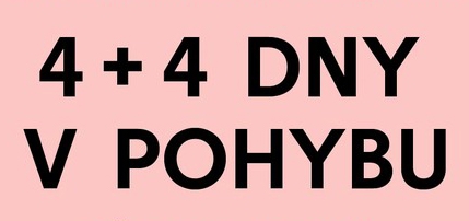 Festival 4+4 dny v pohybu - logo