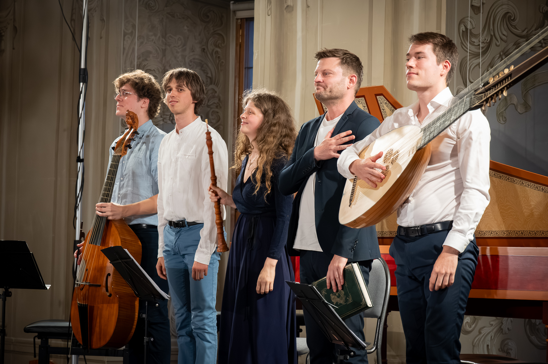 Letní slavnosti staré hudby: Their Majesties, 31. července 2025, Lobkowiczský palác – Pieter De Praetere, Musica Gloria (foto Ivan Malý)
