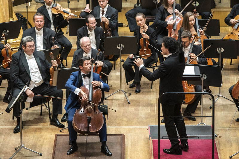 Bratislavské hudební slavnosti, 30. září 2021: Wiener Philharmoniker, Alain Altinoglu, Gautier Capuçon (foto Alexander Trizuljak)