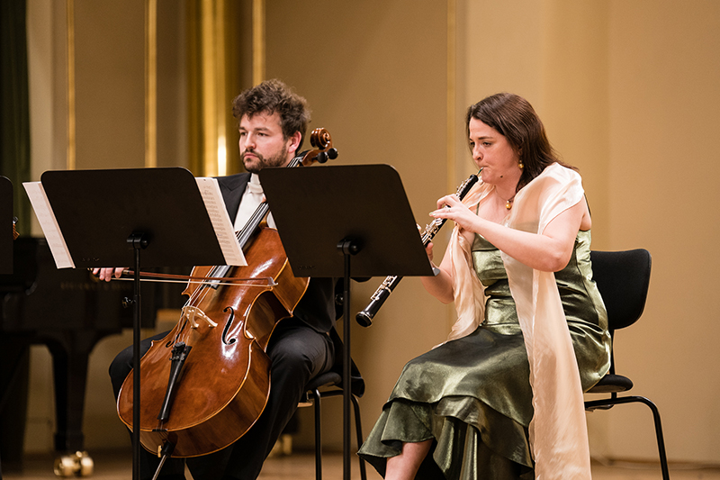 Filharmonie Brno: Proměny, 1. února 2023 – Lukáš Svoboda a Jaroslava Čiháková Tajanovská (foto Jan Prokopius)