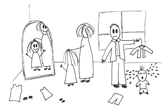 ilustrační kresba Ilona Ratajová