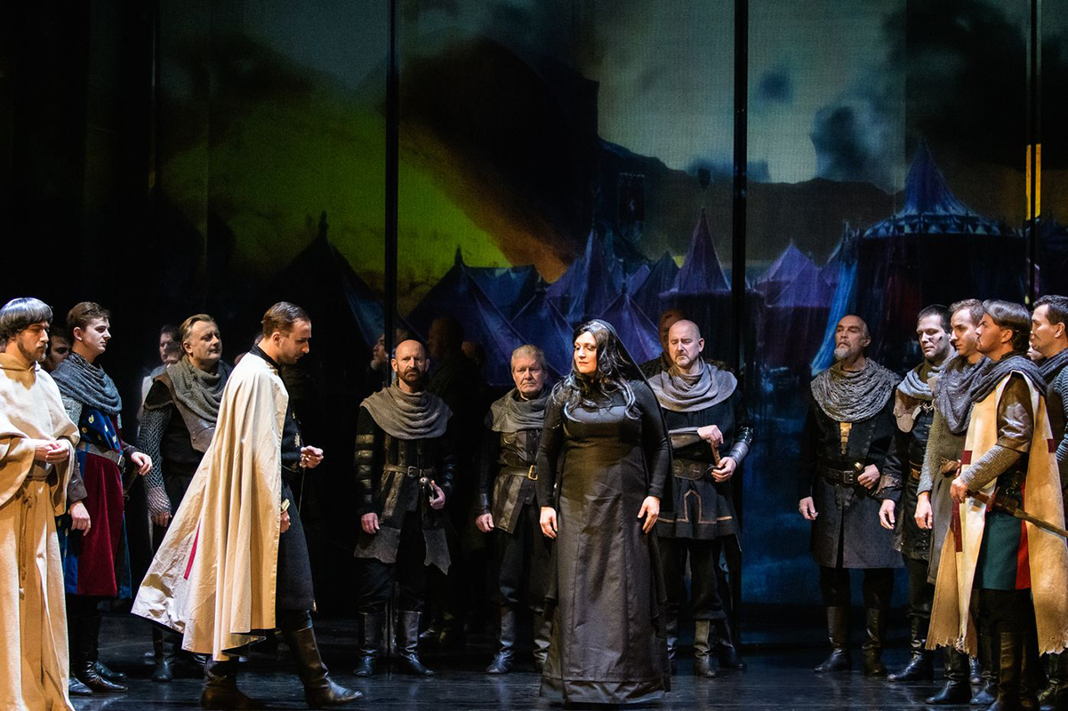 Antonín Dvořák: Armida – Jakub Hliněnský, Ivana Veberová, Divadlo J. K. Tyla Plzeň (foto Martina Root)
