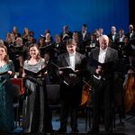Joseph Haydn: Stvoření – Jana Sibera, Andrea Frídová, Tomáš Kořínek, Jiří Hájek – Divadlo J. K. Tyla v Plzni, 23. dubna 2022 (zdroj Divadlo J. K. Tyla v Plzni, foto Irena Štěrbová)