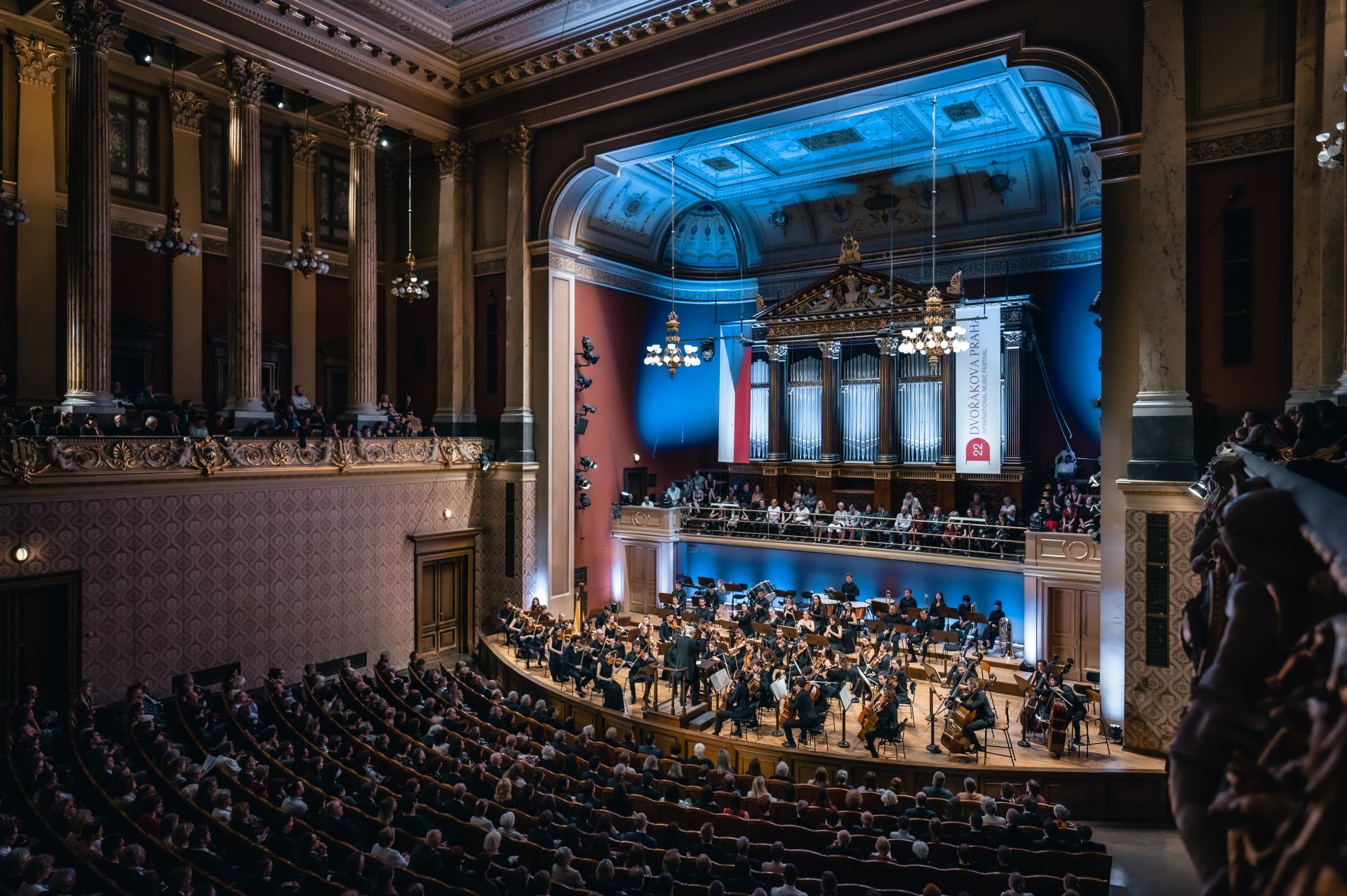 Symfonický orchestr Pražské konzervatoře, Petr Altrichter, Dvořákova Praha, 13. září 2022 (zdroj Dvořákova Praha)