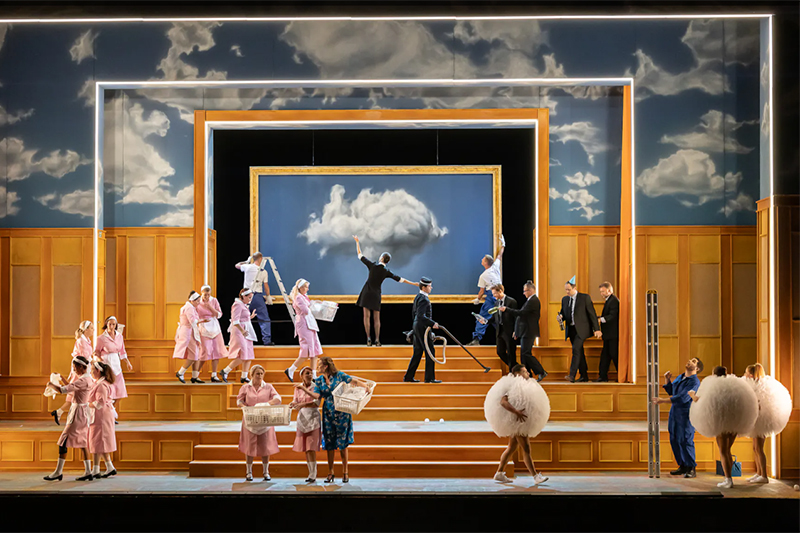 Gaetano Donizetti: Nápoj lásky, Státní opera (foto Zdeněk Sokol)