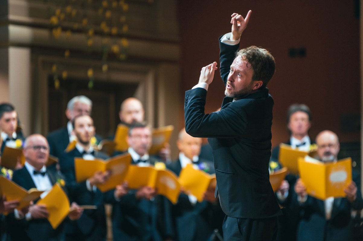 Jarní koncert Pražského filharmonického sboru – Lukáš Vasilek, Pražský filharmonický sbor, 26. března 2022 (zdroj Pražský filharmonický sbor)