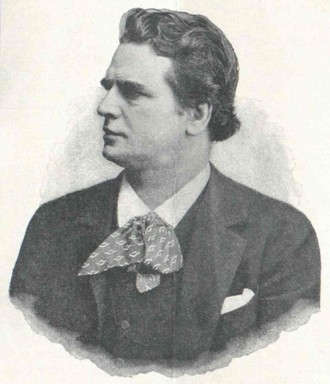 Alfred Schreiber, první Frosch ve Straussově Netopýru (foto österreichische Nationalbibliothek, Bildarchiv)