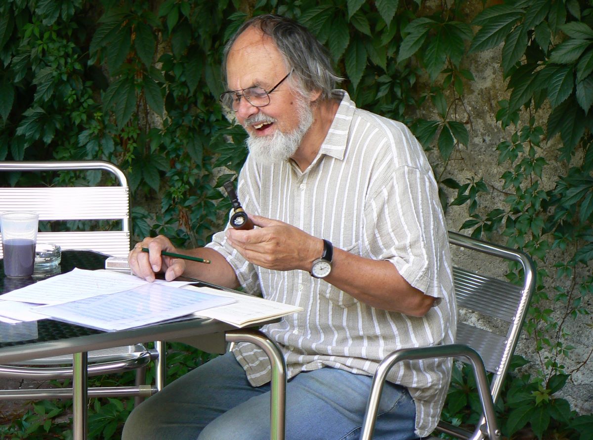 Jan Málek při práci (zdroj Jan Málek)