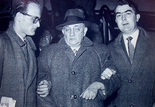 Paul Abraham při návratu z exilu (foto archiv autorky)