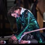 Musica non grata / Erwin Schulhoff: Plameny. Denys Pivnickij (Don Juan) a Jan Hnyk (Komtur) (foto Serghei Gherciu)