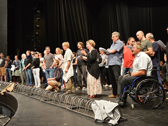 Bedřich Smětana: Prodaná nevěsta - závěr ze zkoušky - MD Zlín 2015