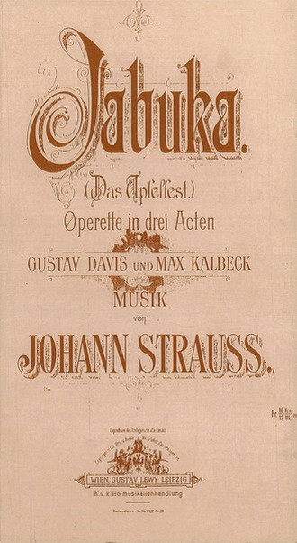 Johann Strauss: Jabuka - klavírní výtah (foto archiv autorky)