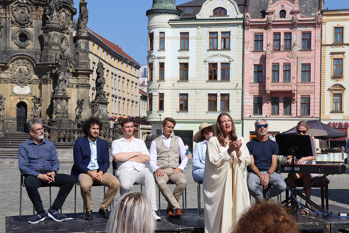 Tisková konference Moravského divadla Olomouc, 16. srpna 2022 – Radoslava Müller jako Rusalka, (zdroj Moravské divadlo Olomouc)