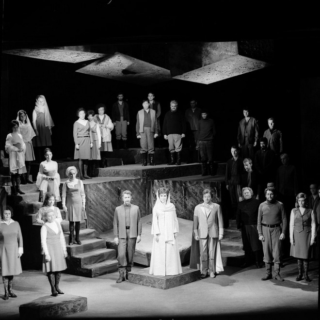 Ludwig van Beethoven: Fidelio (režie: Jaroslav Ryšavý) - JD České Budějovice 1970 (foto archiv JD České Budějovice)