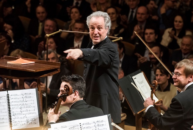 Česká filharmonie - Manfred Honeck - Praha 9.3.2016 (zdroj FB ČF)