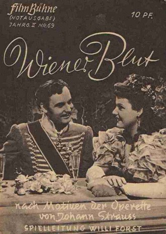 Vídeňská krev - filmová verze Willyho Forsta z roku 1942 (foto archiv autorky)