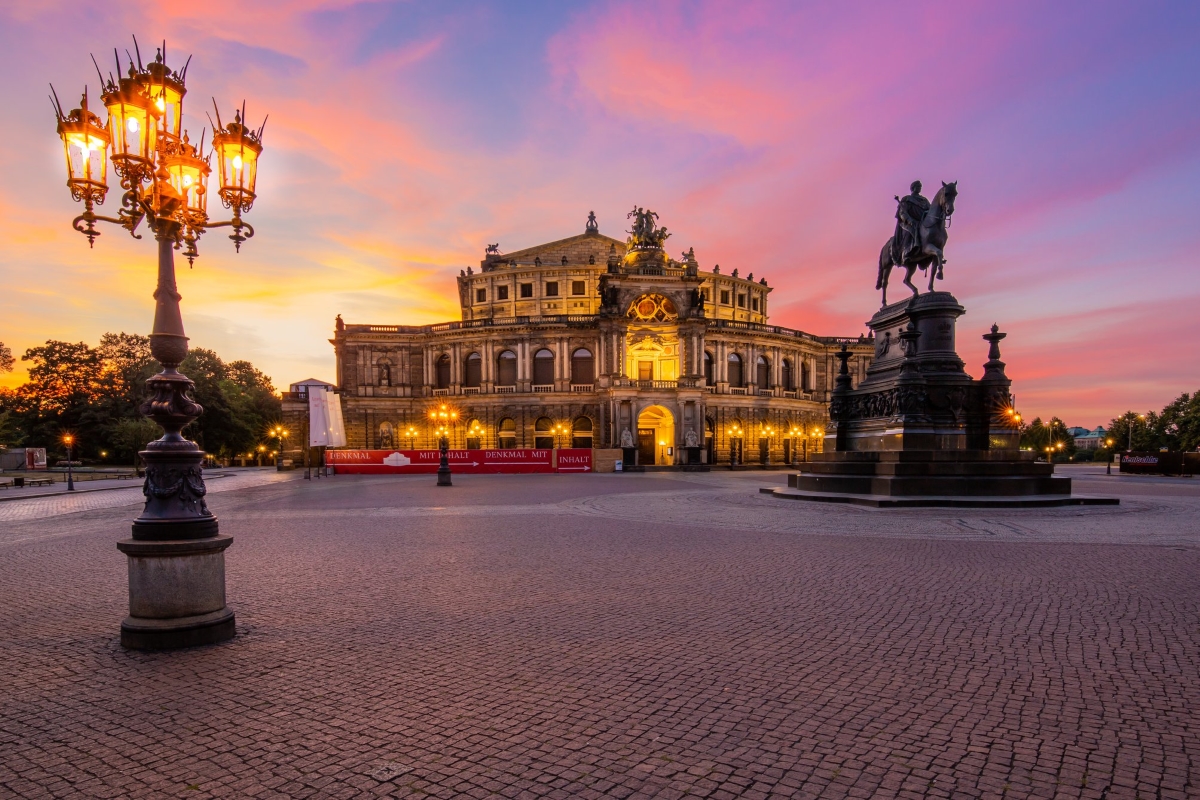 Semperoper Dresden (zdroj Saxony Tourism, foto S. Rose Fotografie)