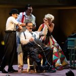 G. Rossini: Lazebník sevillský - Petr Nekoranec, Roman Vocel, Adam Plachetka, Arnheiður Eiríksdóttir - Národní divadlo 2021 (foto Zdeněk Sokol)