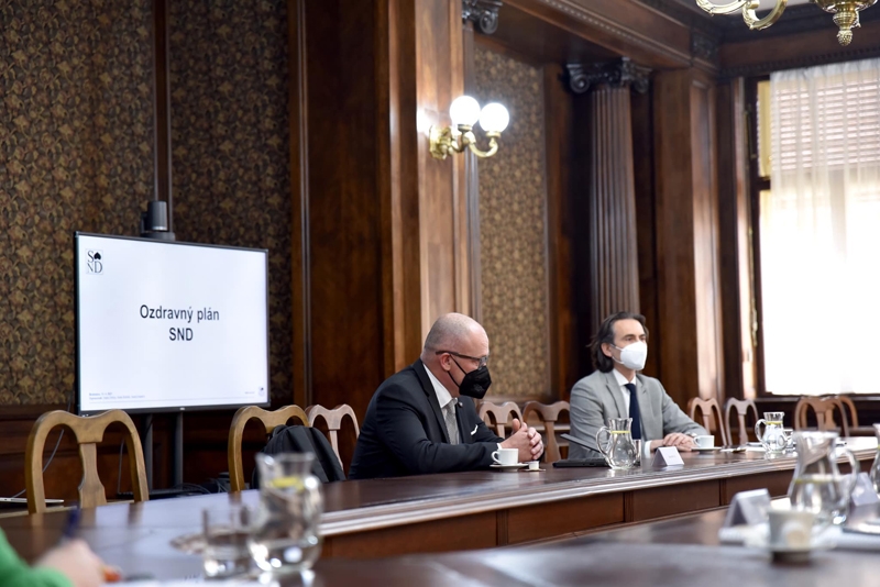 Vedení Slovenského národního divadla na půdě Ministerstva kultury představilo Ozdravný plán (foto Ministerstvo kultury SR)