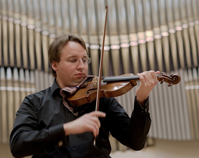 Hommâge à Bohdan Warchal - Slovenský komorný orchester Bohdana Warchala - Pavel Bogacz ml. - Koncertná sieň Slovenskej filharmónie (foto Jan Lukas)