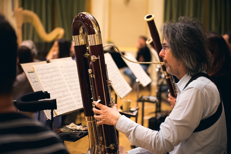 Filharmonie Brno, Novák 100: foto ze zkoušky (foto Štěpán Plucar)