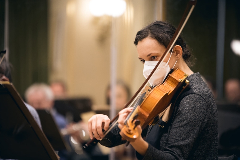 Filharmonie Brno, Novák 100: foto ze zkoušky (foto Štěpán Plucar)