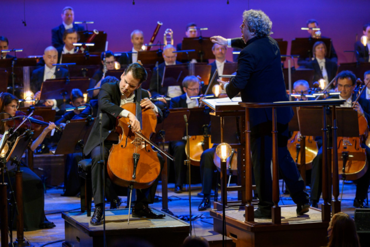 Václav Petr, Semjon Byčkov a Česká filharmonie (foto Petra Hajská)