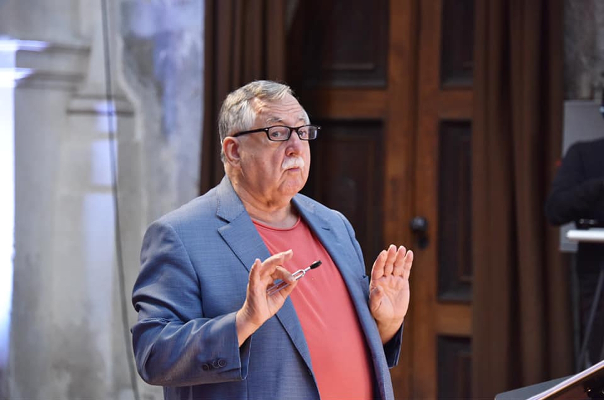 Pražské jaro, Polyfonní závěť Josquina Desprez, 15. května 2021 (foto ze zkoušky): Huelgas Ensemble, Paul Van Nevel (foto Zdeněk Chrapek)