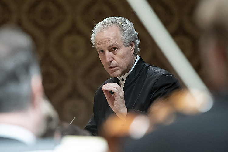 Manfred Honeck a Česká filharmonie (foto Petra Hajská)