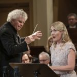 Sir Simon Rattle, Magdalena Kožená (zdroj JAMU, foto Petra Hajská)