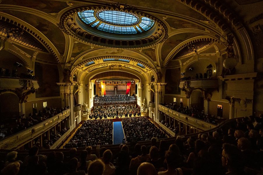 Český filharmonický sbor Brno, Dětský pěvecký sbor Radost Praha, Symfonický orchestr hl. m. Prahy FOK, 14. června 2023 (zdroj Symfonický orchestr hl. m. Prahy FOK, foto Petr Dyrc)
