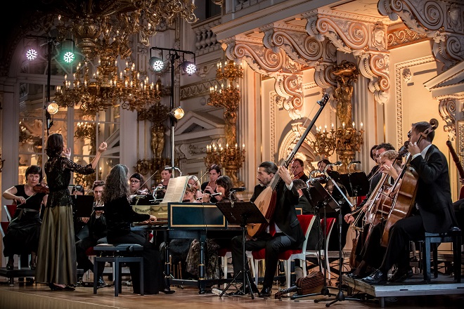 A.Campra: La carnaval de Venise - Jana Semerádová, Collegium Marianum - Letní slavnosti staré hudby 2016 (foto Martin Divíšek)