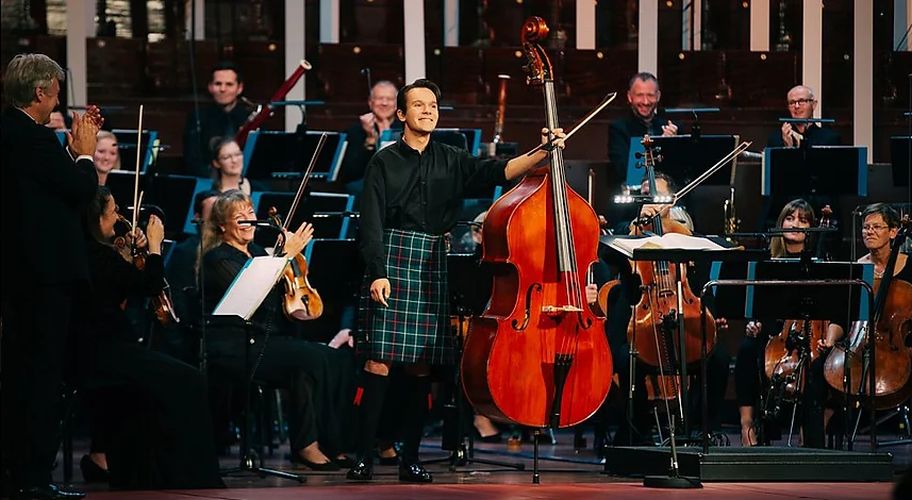 Indi Stivín a BBC Scottish Symphony Orchestra (zdroj Indi Stivín)