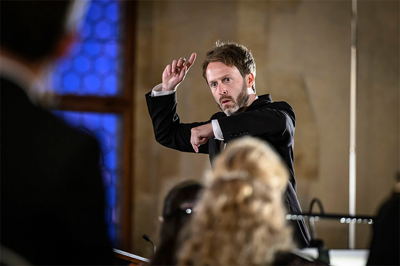 Válečné requiem na Pražském hradě, 3. září 2023, 20:00 hodin, Vladislavský sál – Lukáš Vasilek (foto Petra Hajská)