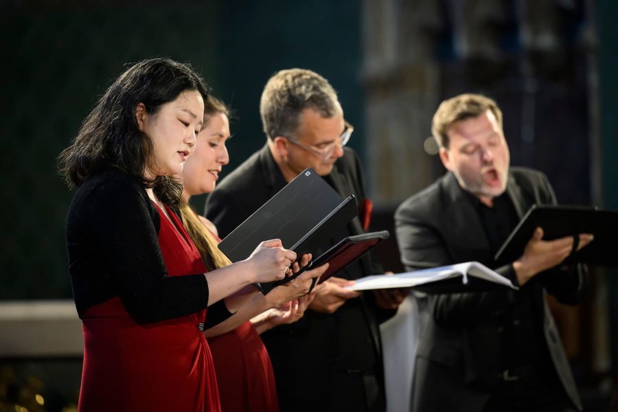 Letní slavnosti staré hudby: Polyhymnia – Ensemble Polyharmonique, 18. června 2023, kostel Panny Marie a slovanských patronů, Praha (zdroj Letní slavnosti staré hudby, foto Petra Hajská)