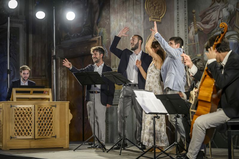 Letní slavnosti staré hudby: Euterpé – Joan Seguí, Cantoría, 31. července 2023 (foto Petra Hajská)