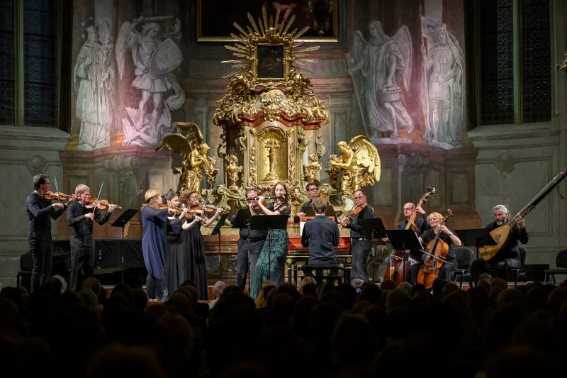 Letní slavností staré hudby: Canto d’Orfeo – Jana Semerádová, Collegium Marianum, 08. srpna 2023 (foto Petra Hajská)
