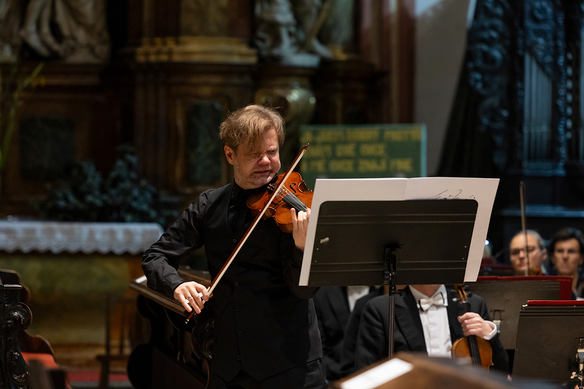 Podzimní festival duchovní hudby 11. října 2023, Kostel sv. Mořice – Milan Paľa a Moravská filharmonie Olomouc (foto Tereza Hrubá)