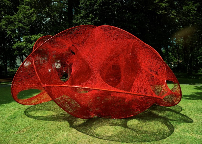 The Thread of Fate, Chiharu Shiota, Bayreuther Festspiele 2021 (zdroj Bayreuther Festspiele, Enrico Nawrath)
