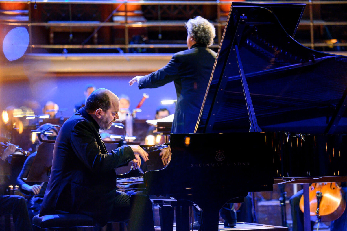 Kirill Gerstein, Semjon Byčkov a Česká filharmonie (foto Petra Hajská)