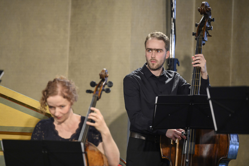 Barokní podvečery, Daphnis et Chloé, 28. června 2021: Collegium Marianum, Hana Fleková, Matyáš Berdych (foto Petra Hajská)
