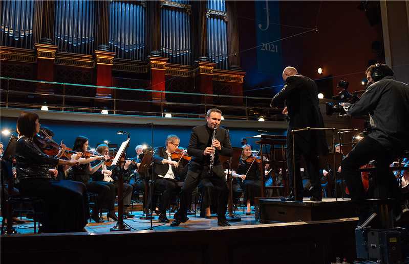 Pražské jaro, Apollon, vůdce Múz, 31. května 2021: PKF – Prague Philharmonia, Jörg Widmann, Emmanuel Villaume (foto Zdeněk Chrapek)