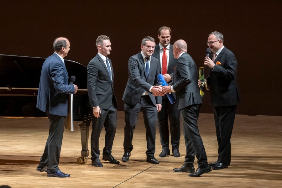 Předávání Ceny Českého spolku pro komorní hudbu – Belfiato Quintet (zdroj Česká filharmonie, foto Petra Hajská)