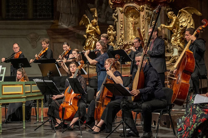 Letní slavnosti staré hudby, Versaillské radovánky, 5. srpna 2021: Collegium Marianum (foto Petr Dyrc)