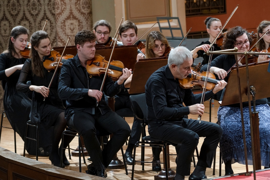 Stefano Barneschi, Česká studentská filharmonie, generální zkouška 8. února 2023 (zdroj Česká filharmonie)