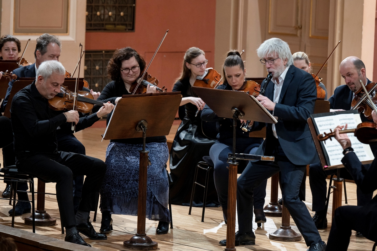 Giovanni Antonini, Česká filharmonie, generální zkouška 8. února 2023 (zdroj Česká filharmonie)