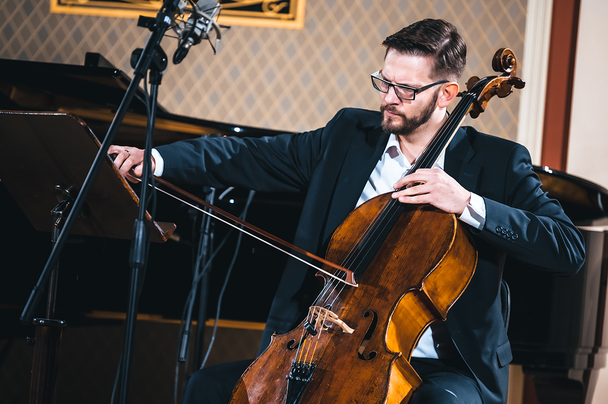 Český spolek pro komorní hudbu • Brahms trio Praha, 14. února 2023 – Ivan Vokáč (foto Petr Chodura)