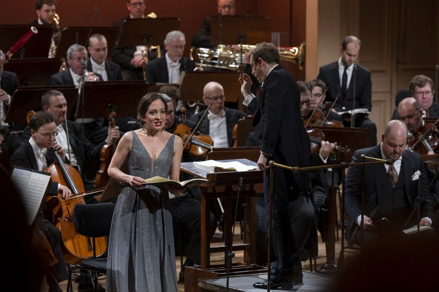 Robert Schumann: Ráj a Peri – Christiane Karg, Daniel Harding, Andrew Staples, Česká filharmonie, 20. dubna 2023 (zdroj Česká filharmonie)