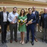 Cena Českého spolku pro komorní hudbu za rok 2022 – Radek Křižanovský, Trio Bohémo, David Mareček, Jiří Ludvík (foto Petra Hajská)