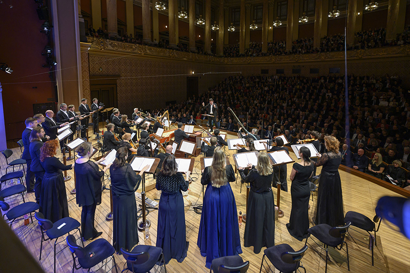 Collegium 1704: Vespro della Beata Vergine, 10. listopadu 2023, Rudolfinum – Václav Luks (foto Petra Hajská)
